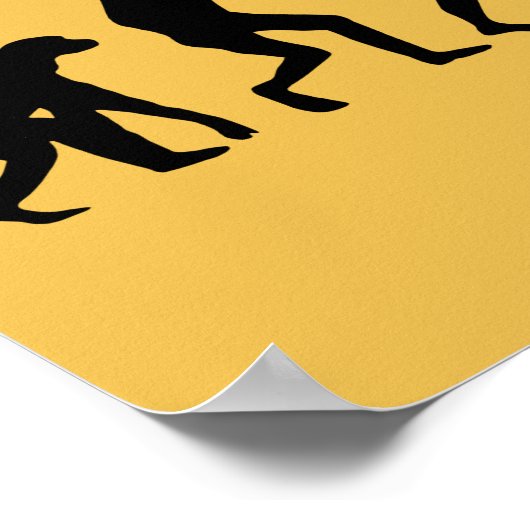 Evolution von Man Motocross Jump Poster (Ecke)