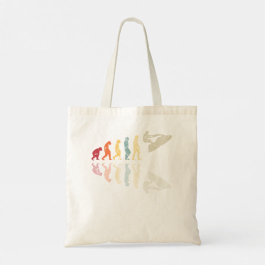 Evolution von Mann Jetski Surfing verwendet Retro  Tragetasche (Rückseite)