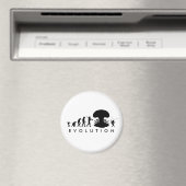 Evolution von Mensch & Schabe Lustiges Evolutionsd Magnet (In Situ (Geschirrspüler))