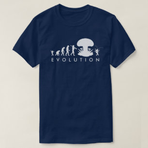 Evolution von Mensch & Schabe Lustiges Evolutionsd T-Shirt