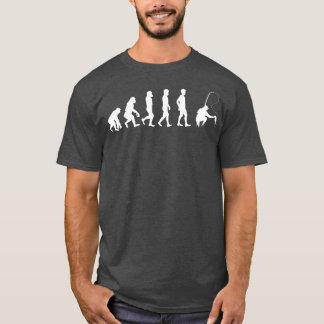 Evolution von Mensch und Fischerei T-Shirt