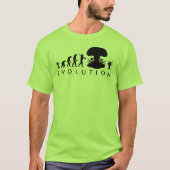 Evolution von Mensch und Kakerlake — Funny Evoluti T-Shirt (Vorderseite)