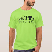 Evolution von Mensch und Kakerlake — Funny Evoluti T-Shirt (Vorderseite)