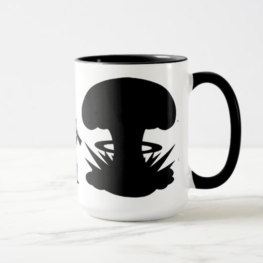 Evolution von Mensch und Kakerlake — Funny Evoluti Tasse (Rechts)