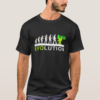Evolution von Motocross Enduro Dirtbike MX Rider T-Shirt