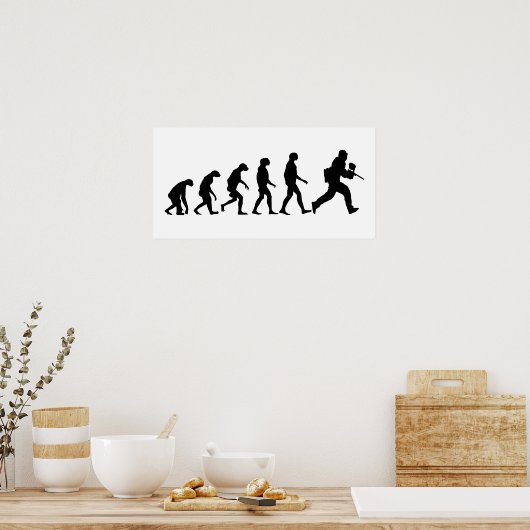 Evolution von Paintball Poster (Küche)