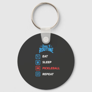 Evolution von Pickleball Schlüsselanhänger