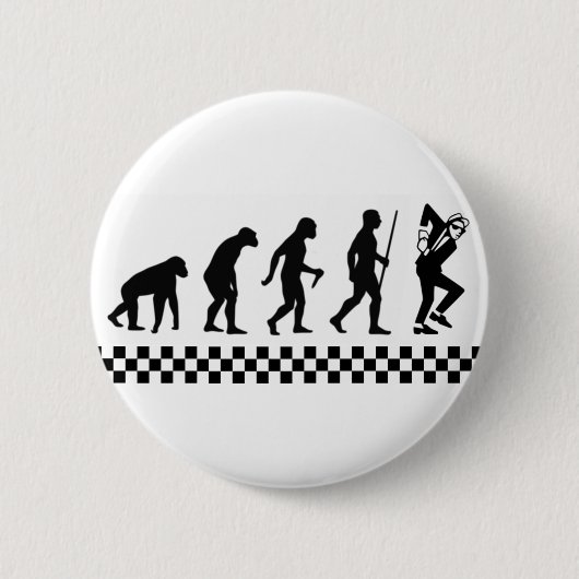 Evolution von Ska Abzeichen Button (Vorderseite)