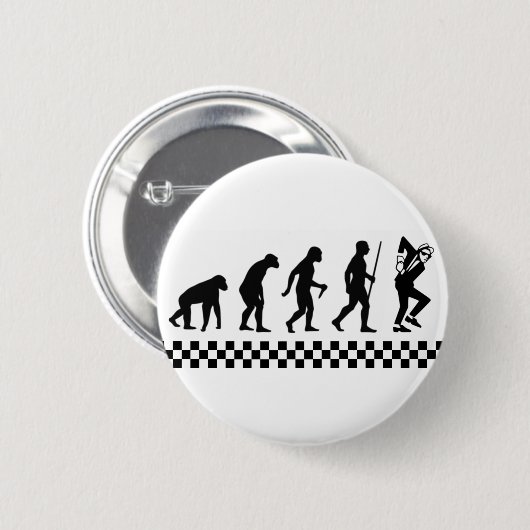 Evolution von Ska Abzeichen Button (Vorne & Hinten)