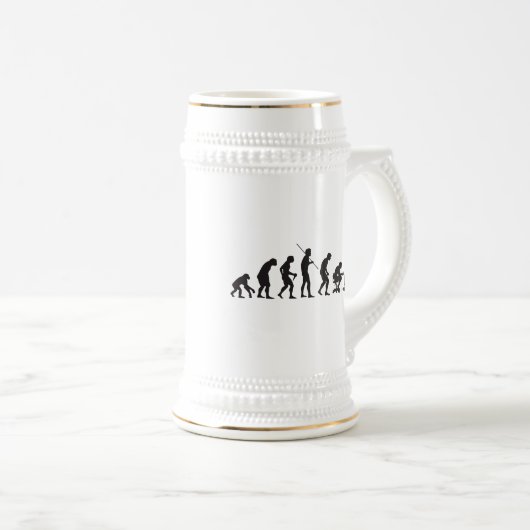 Evolution von Videospiel-SpielGamer Bierglas (VorderseiteRechts)