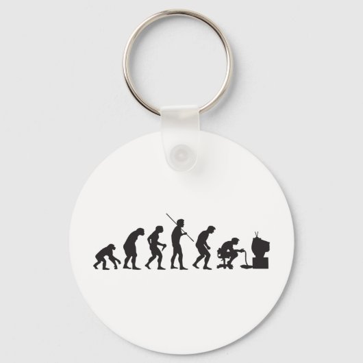 Evolution von Videospielen-Gamer Schlüsselanhänger (Vorderseite)