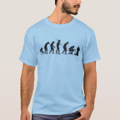 Evolution von Videospielen-Gamer T-Shirt (Vorderseite)