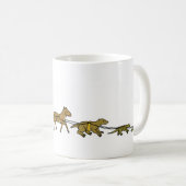 Evolution von Weihnachten Kaffeetasse (VorderseiteRechts)