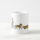 Evolution von Weihnachten Kaffeetasse (Mittel)
