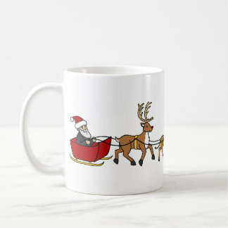 Evolution von Weihnachten Kaffeetasse
