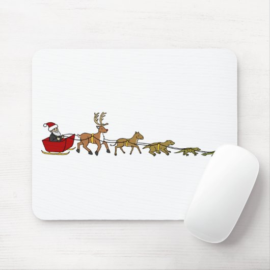 Evolution von Weihnachten Mousepad (Mit Mouse)