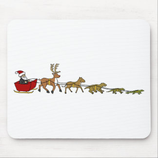 Evolution von Weihnachten Mousepad