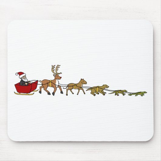 Evolution von Weihnachten Mousepad (Vorne)