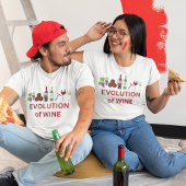 Evolution von Wein T-Shirt