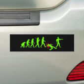Evolution von Zombies Autoaufkleber (Auf Auto)