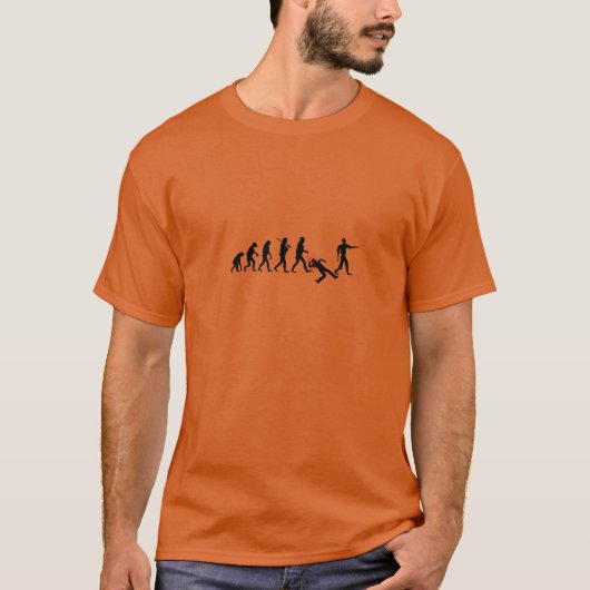 Evolution von Zombies T-Shirt (Vorderseite)