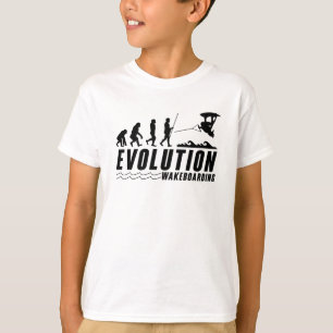 Evolution Wakeboard Weckte Wakeboarder T-Shirt