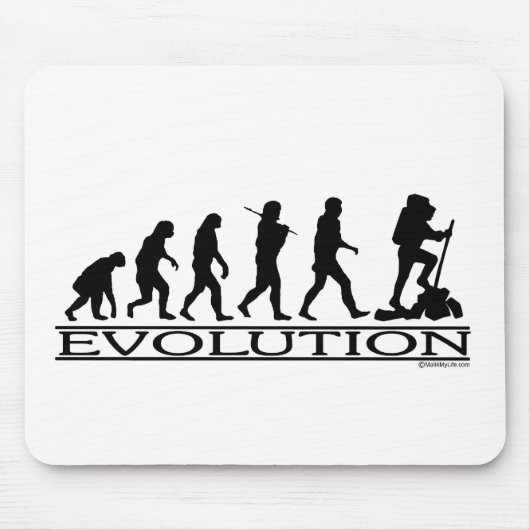 Evolution - wandernd mousepad (Vorne)