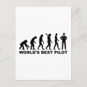 Evolution Weltester Pilot Postkarte (Vorderseite)