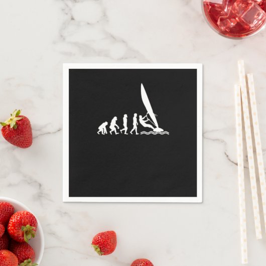 Evolution Windsurfen Wassersport Segeln Segelboot Serviette (Beispiel)