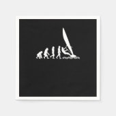 Evolution Windsurfen Wassersport Segeln Segelboot Serviette (Vorderseite)