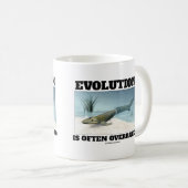 Evolution wird oft überbewertet Fishapod Tiktaalik Kaffeetasse (VorderseiteRechts)