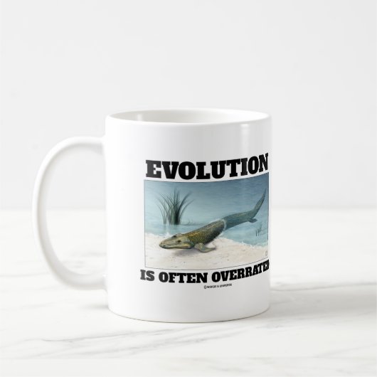 Evolution wird oft überbewertet Fishapod Tiktaalik Kaffeetasse (Links)
