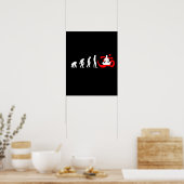 Evolution Yoga Buddhistische Meditation Poster (Küche)