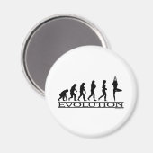 Evolution - Yoga Magnet (Vorderseite/Rückseite)