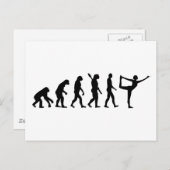 Evolution Yoga Postkarte (Vorne/Hinten)