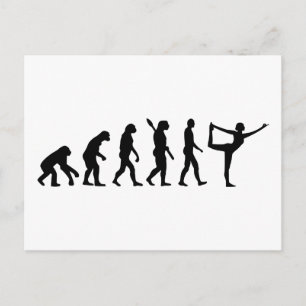 Evolution Yoga Postkarte