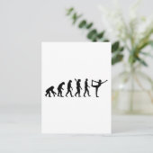 Evolution Yoga Postkarte (Stehend Vorderseite)
