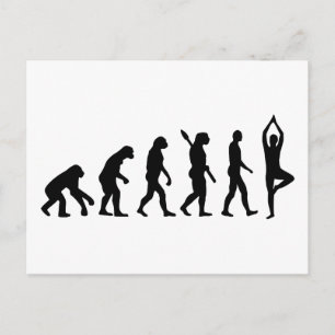 Evolution Yoga Postkarte