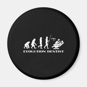Evolution Zahnärztin Zahnmedizin Zähne Zahnarzt Gi Magnet