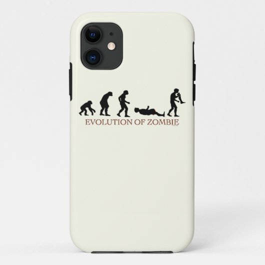 Evolution Zombie Case-Mate iPhone Hülle (Rückseite)