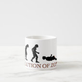 Evolution Zombie Espressotasse (Vorderseite)