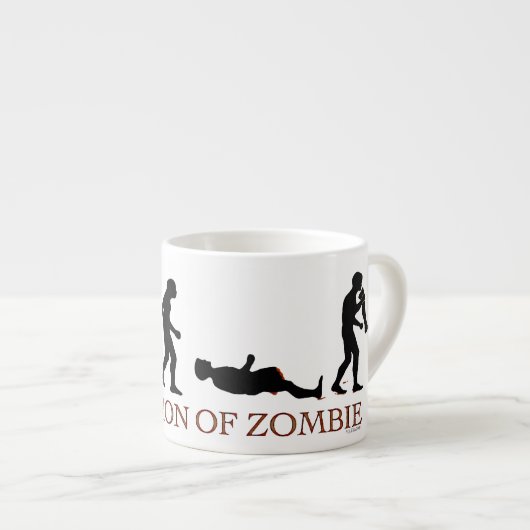 Evolution Zombie Espressotasse (Vorderseite Rechts)