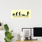 Evolution Zombie Poster (Heimbüro)
