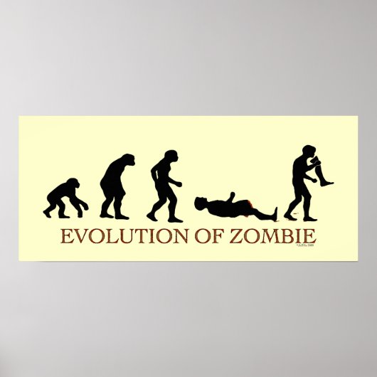 Evolution Zombie Poster (Vorne)
