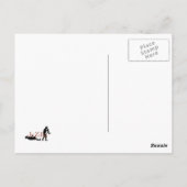 Evolution Zombie Postkarte (Rückseite)