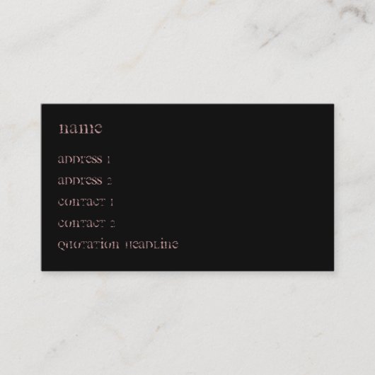 Evolution Zombie Visitenkarte (Vorderseite)