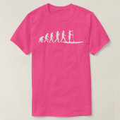 Evolution zum Aufstellen T-Shirt (Design vorne)