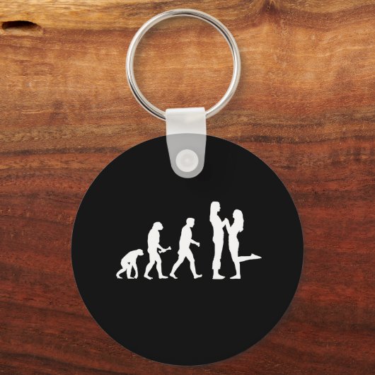 Evolution zur Eheschließung in Lesbien - Schlüsselanhänger (Vorderseite)