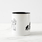 Evolution Zweifarbige Tasse (Mittel)
