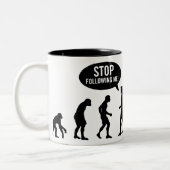 Evolution Zweifarbige Tasse (Links)